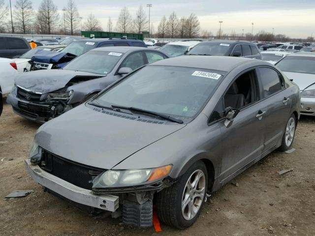 1HGFA15526L044222 - 2006 HONDA CIVIC LX BROWN photo 2