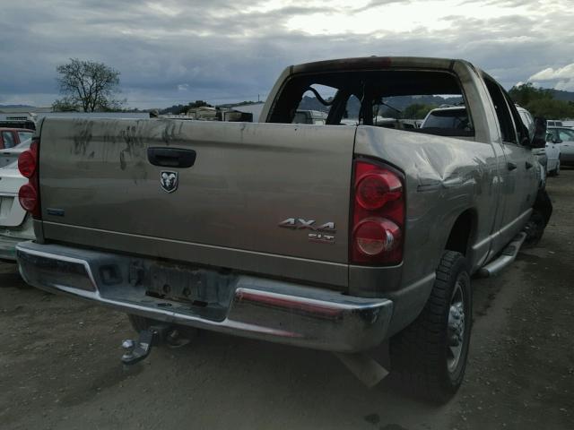 3D7KS29A48G107009 - 2008 DODGE RAM 2500 BURN photo 4