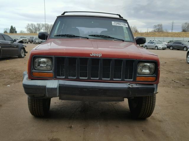 1J4FT68SXWL142917 - 1998 JEEP CHEROKEE S RED photo 9