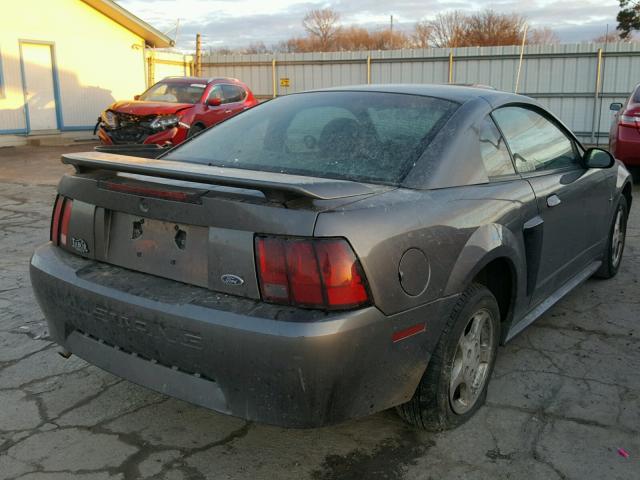 1FAFP40463F352734 - 2003 FORD MUSTANG GRAY photo 4