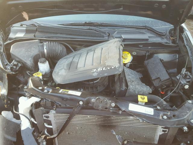 2C4RDGCG8FR613396 - 2015 DODGE GRAND CARA BLACK photo 7