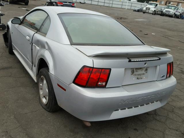 1FAFP4044XF222439 - 1999 FORD MUSTANG SILVER photo 3