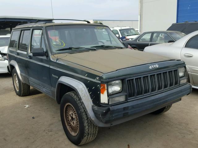 1J4FJ78S6TL123594 - 1996 JEEP CHEROKEE C GREEN photo 1