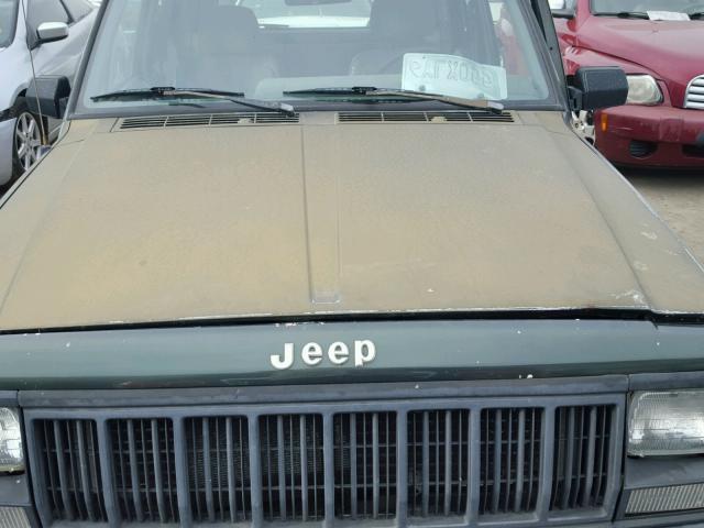 1J4FJ78S6TL123594 - 1996 JEEP CHEROKEE C GREEN photo 7