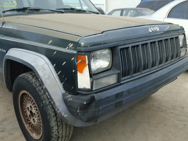 1J4FJ78S6TL123594 - 1996 JEEP CHEROKEE C GREEN photo 9