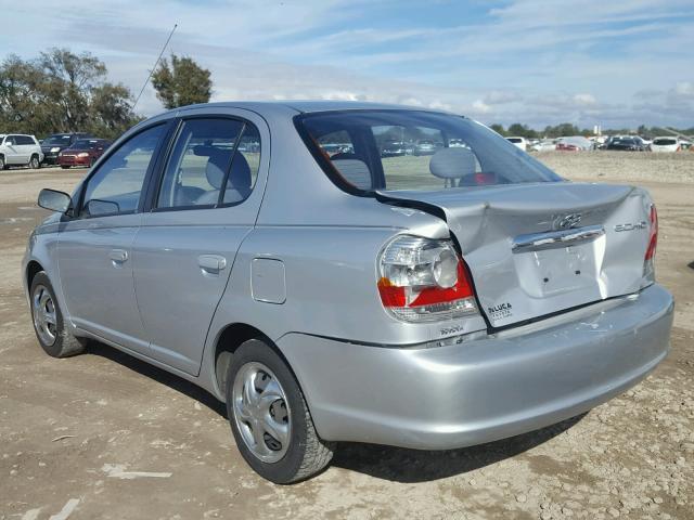 JTDBT123635033766 - 2003 TOYOTA ECHO SILVER photo 3