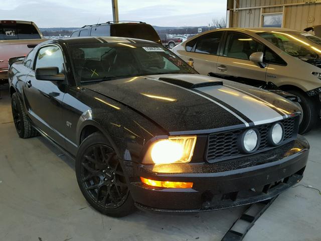 1ZVHT82H285129073 - 2008 FORD MUSTANG GT BLACK photo 1