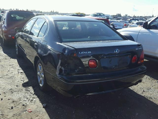 JT8BD69SX30181518 - 2003 LEXUS GS 300 BLACK photo 3