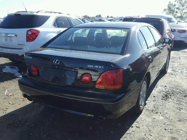 JT8BD69SX30181518 - 2003 LEXUS GS 300 BLACK photo 4