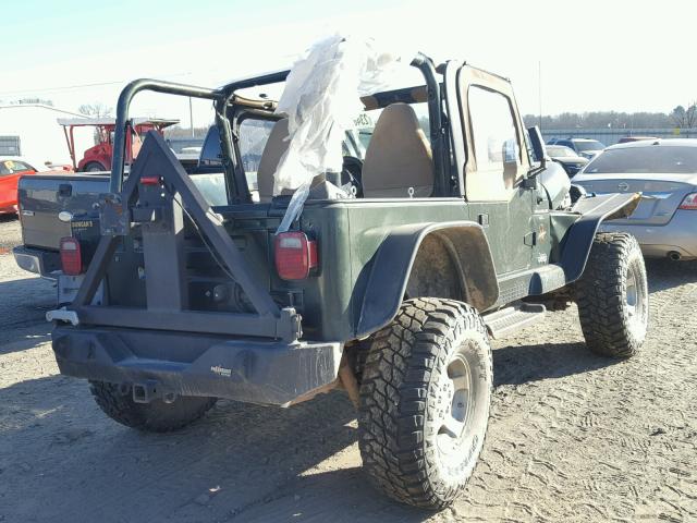 1J4FY49S2VP532986 - 1997 JEEP WRANGLER / GREEN photo 4