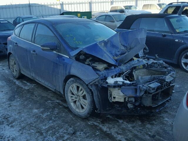 1FAHP3M22CL222883 - 2012 FORD FOCUS SEL BLUE photo 1