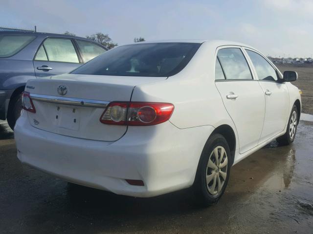 2T1BU4EE4CC782595 - 2012 TOYOTA COROLLA BA WHITE photo 4