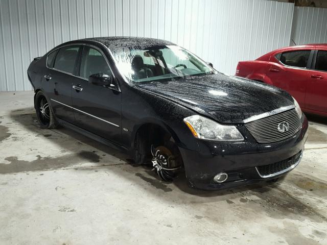 JNKBY01F68M550827 - 2008 INFINITI M45 BLACK photo 1