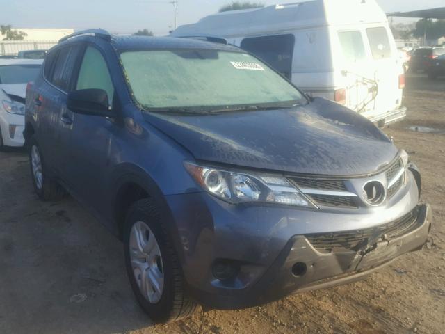 JTMZFREVXED031223 - 2014 TOYOTA RAV4 LE BLUE photo 1