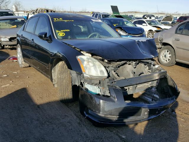 1N4BA41E16C813951 - 2006 NISSAN MAXIMA SE BLACK photo 1