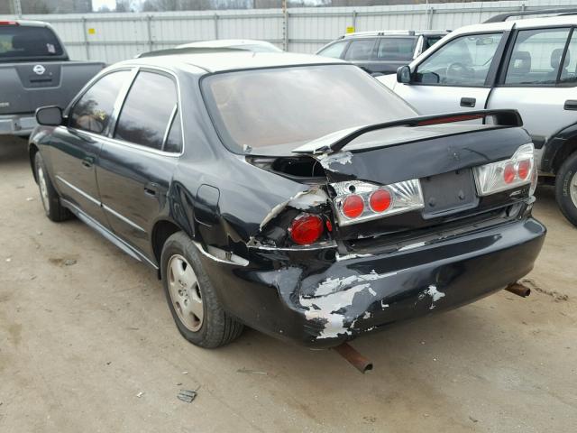 1HGCG16521A014190 - 2001 HONDA ACCORD EX BLACK photo 3