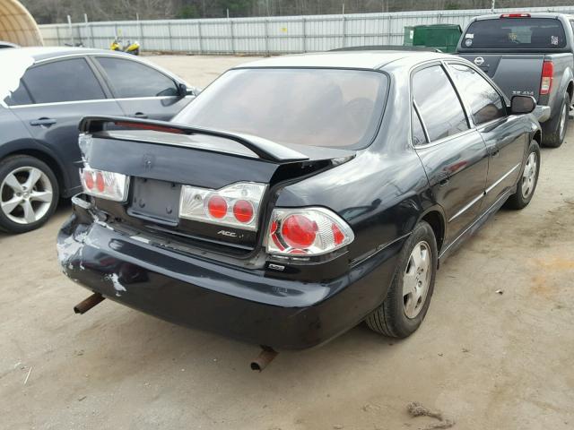 1HGCG16521A014190 - 2001 HONDA ACCORD EX BLACK photo 4