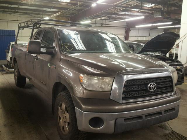 5TFCV54178X006136 - 2008 TOYOTA TUNDRA DOU BROWN photo 1