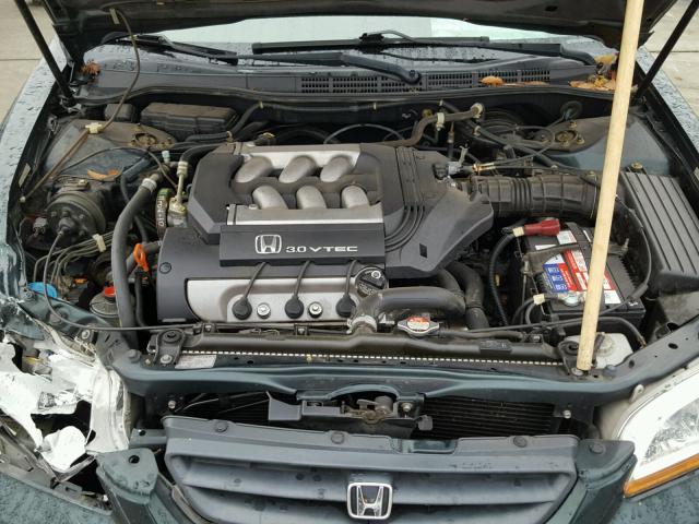 1HGCG2257XA022144 - 1999 HONDA ACCORD EX GREEN photo 7