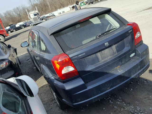 1B3HB48B97D376274 - 2007 DODGE CALIBER SX GRAY photo 3