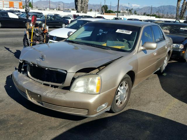 1G6KD54Y75U205280 - 2005 CADILLAC DEVILLE TAN photo 2