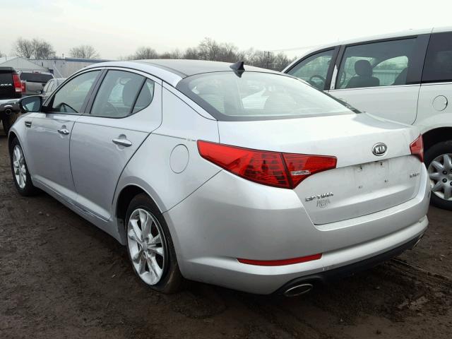 5XXGN4A7XCG022934 - 2012 KIA OPTIMA EX SILVER photo 3