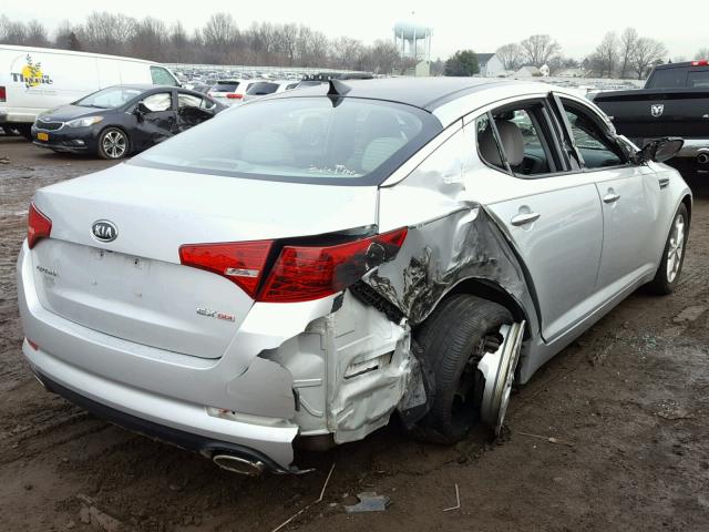 5XXGN4A7XCG022934 - 2012 KIA OPTIMA EX SILVER photo 4