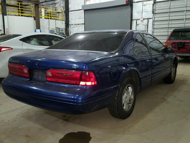 1FALP62W5TH155488 - 1996 FORD THUNDERBIR BLUE photo 4