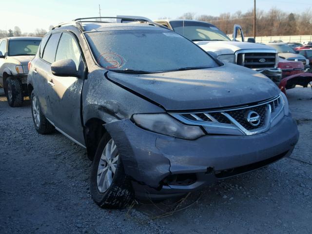 JN8AZ1MW6DW309123 - 2013 NISSAN MURANO S GRAY photo 1