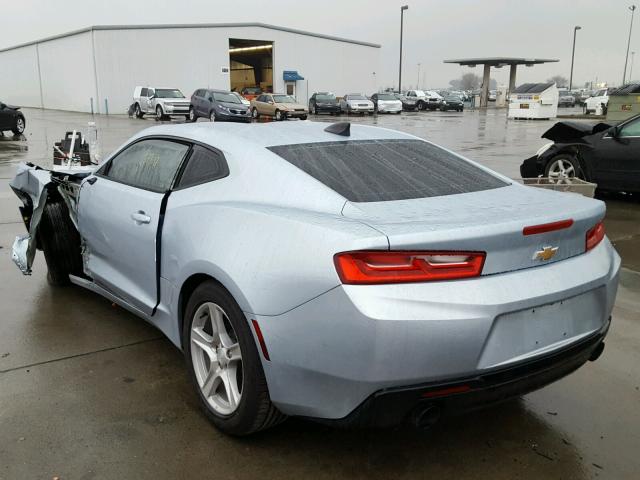 1G1FB1RS5H0162273 - 2017 CHEVROLET CAMARO LT BLUE photo 3