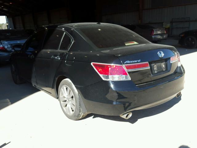 1HGCP3F81CA012083 - 2012 HONDA ACCORD EXL BLACK photo 3