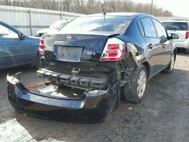 3N1AB61E07L604370 - 2007 NISSAN SENTRA 2.0 BLACK photo 4