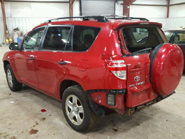 JTMBF33V69D008609 - 2009 TOYOTA RAV4 RED photo 3