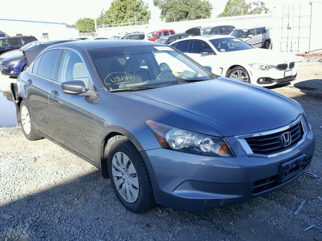 JHMCP26359C006439 - 2009 HONDA ACCORD LX GRAY photo 1