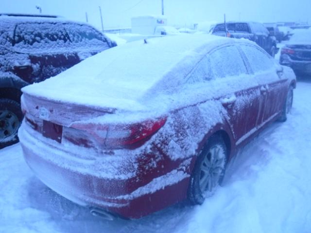 5NPE24AF5HH541330 - 2017 HYUNDAI SONATA SE RED photo 4