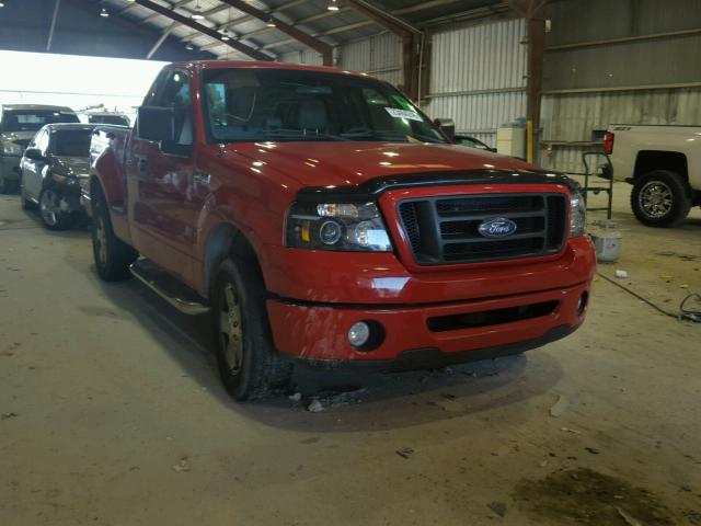 1FTRF02206KD73024 - 2006 FORD F150 RED photo 1