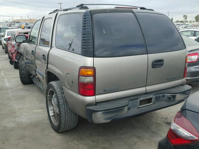 1GNEC13V12R285548 - 2002 CHEVROLET TAHOE C150 BEIGE photo 3