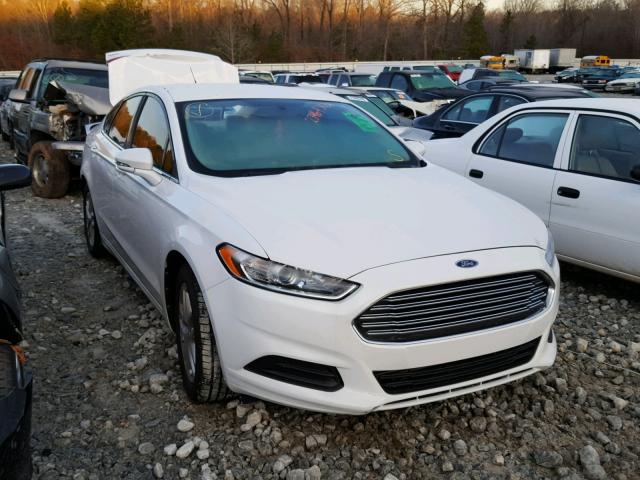 3FA6P0HR5DR203647 - 2013 FORD FUSION SE WHITE photo 1