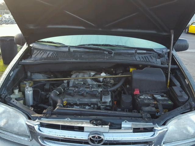 4T3ZF13C2XU147394 - 1999 TOYOTA SIENNA LE GREEN photo 7