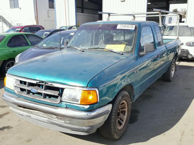 1FTCR14U7PPA92828 - 1993 FORD RANGER SUP GREEN photo 2