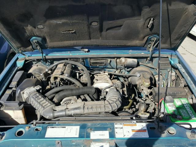 1FTCR14U7PPA92828 - 1993 FORD RANGER SUP GREEN photo 7