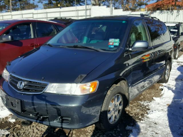 5FNRL18933B113941 - 2003 HONDA ODYSSEY EX GREEN photo 2