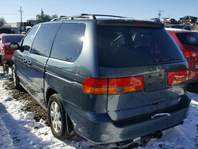 5FNRL18933B113941 - 2003 HONDA ODYSSEY EX GREEN photo 3