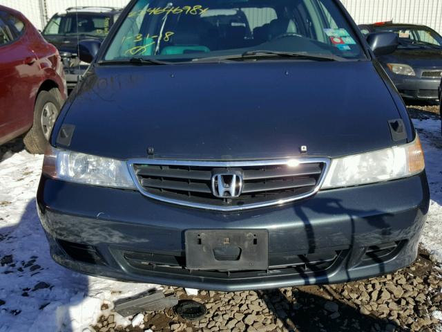 5FNRL18933B113941 - 2003 HONDA ODYSSEY EX GREEN photo 9