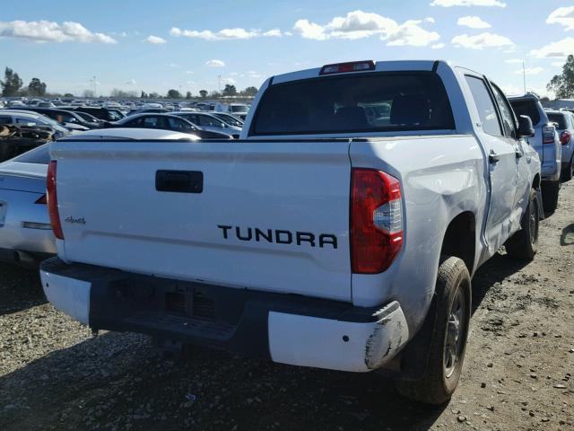 5TFDY5F11HX625565 - 2017 TOYOTA TUNDRA CRE WHITE photo 4