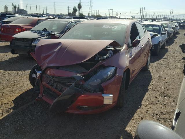 1C3CDFFA8GD817163 - 2016 DODGE DART SXT S RED photo 2