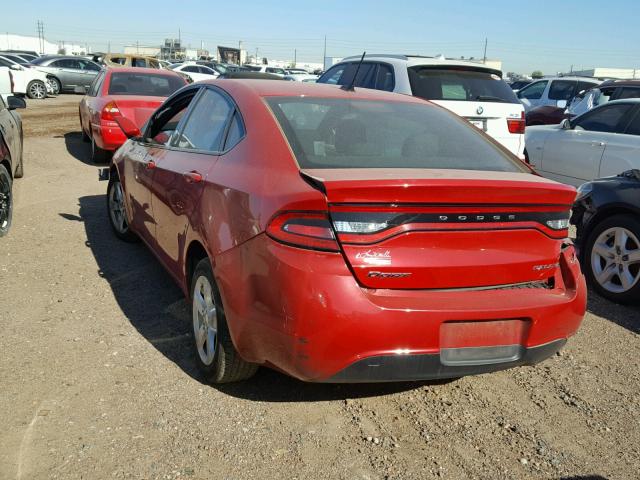 1C3CDFFA8GD817163 - 2016 DODGE DART SXT S RED photo 3