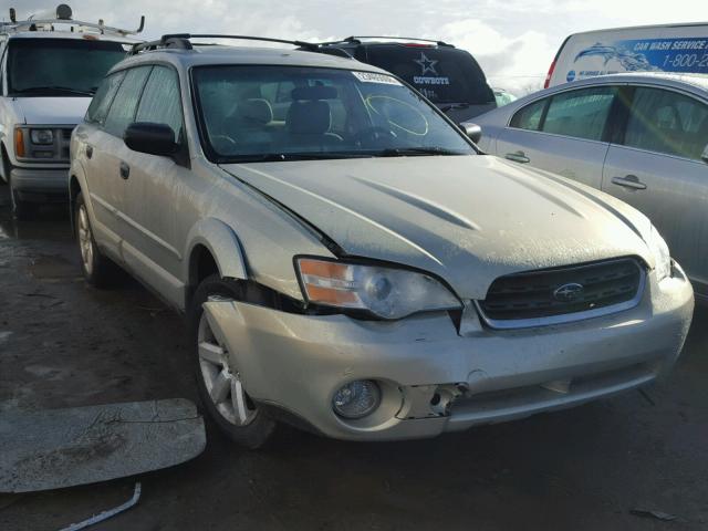 4S4BP61C967358550 - 2006 SUBARU LEGACY OUT TAN photo 1