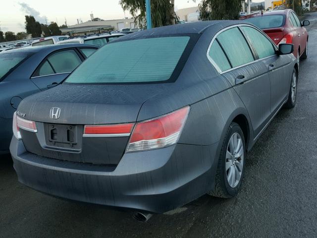 1HGCP2F77CA107507 - 2012 HONDA ACCORD EX GRAY photo 4