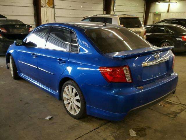 JF1GE76629G513894 - 2009 SUBARU IMPREZA WR BLUE photo 4